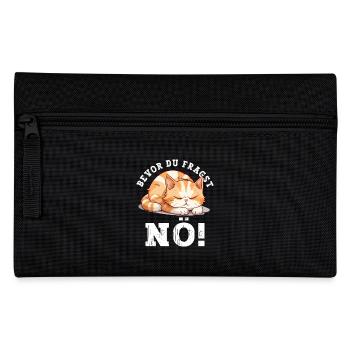 Before You Ask Nope No Cat Funny Saying Humor - Pencil Case - black - Front