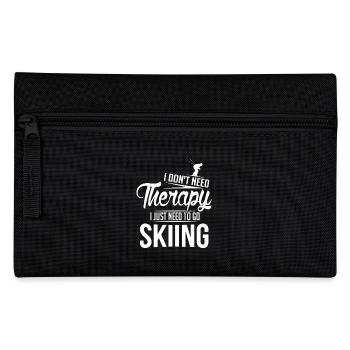I Just Need To Go Skiing - Pencil Case - black - Front