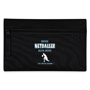 Bester Netball Spieler Netballer Netballspieler - Federtasche - Schwarz - Vorne