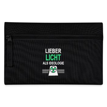 Better Light Than Ideology - Yes to Nuclear Power - Pencil Case - black - Front