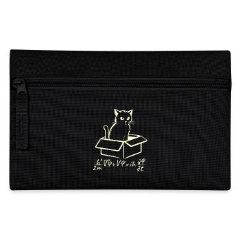Schrödingers Katze - Federtasche - Schwarz - Vorne