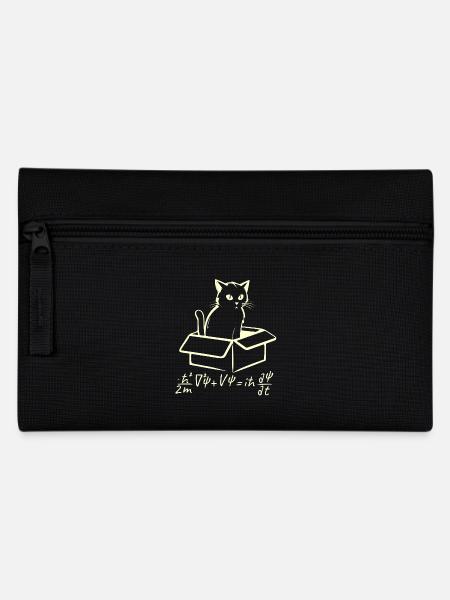 Schrödingers Katze - Federtasche - Schwarz