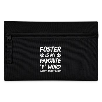 Rescue Dog Adopt Don't Shop - Pencil Case - black - Front