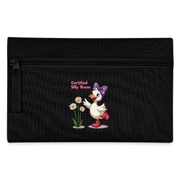Certifié Silly Goose Funny Cartoon Goose T-Shirt - Trousse - noir - Devant