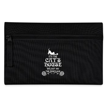 It's The Cat's House - Pencil Case - black - Front