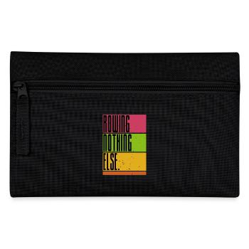 Rowing - Nothing Else - Rudern - Ruderer - Ruderin - Federtasche - Schwarz - Vorne