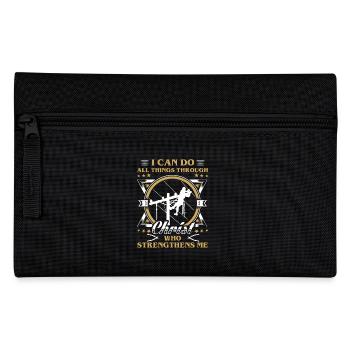 Lineman I Can Do All Things - Pencil Case - black - Front