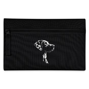 Catahoula Leopard Dog Silhouette Hunde Wilsigns - Federtasche - Schwarz - Vorne
