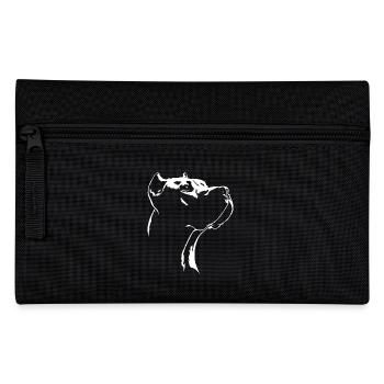 Dogue Argentino Silhouette Chien Chiens Wilsigns - Trousse - noir - Devant
