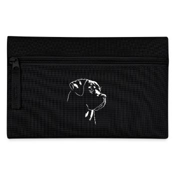 Rottweiler Silhouette Chien Chien Rottie Wilsigns - Trousse - noir - Devant