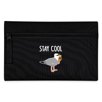 Cool Bleiben - Federtasche - Schwarz - Vorne