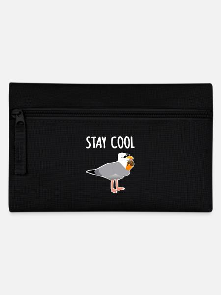 Cool Bleiben - Federtasche - Schwarz