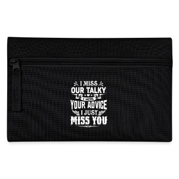 I Just Miss You - Pencil Case - black - Front