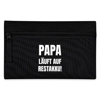 Papa fonctionne avec une batterie résiduelle - Trousse - noir - Devant