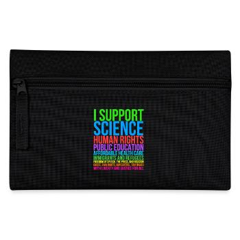 I Support Science - Pencil Case - black - Front