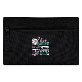 Baker I Love Baking - Pencil Case - black - Front