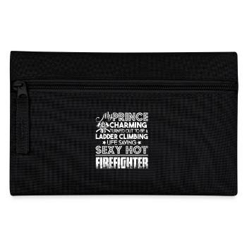 Firefighter Turned Out To Be A Ladder Climbing - Pencil Case - black - Front