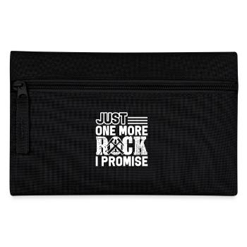 Geologist Geologist Just One More Rock - Pencil Case - black - Front