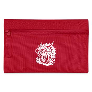 Ewiger Drache Tattoo Design - Federtasche - Rot - Vorne