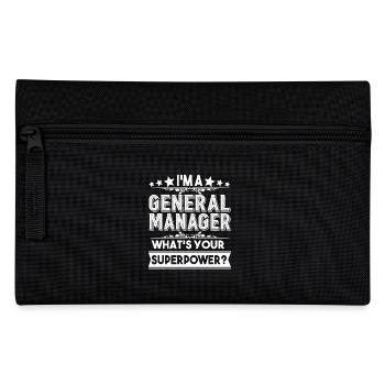 General Manager I am A General Manager - Pencil Case - black - Front