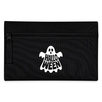 Halloween Ghost - Cool Spooky Logo - Pencil Case - black - Front