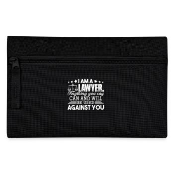I Am A Lawyer - Pencil Case - black - Front