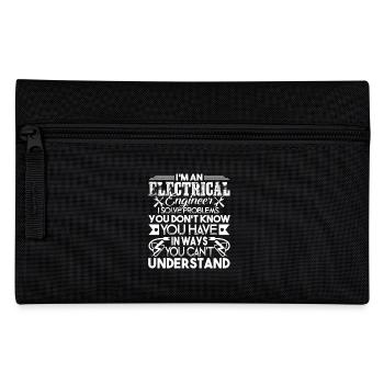 Electrical Engineer Solves Problems You Don't Know - Pencil Case - black - Front