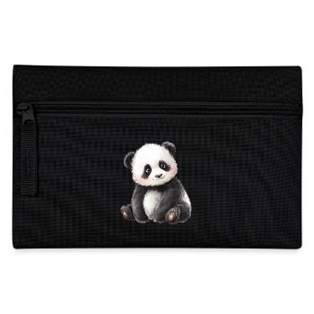 Mignon bébé panda - Trousse - noir - Devant