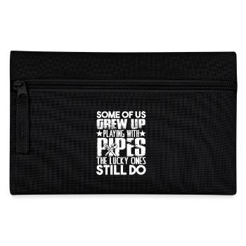 Plumbers Play With Pipes - Pencil Case - black - Front