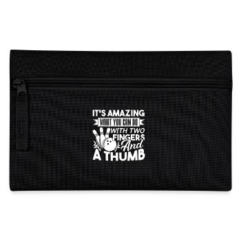 Bowling Is Amazing - Pencil Case - black - Front