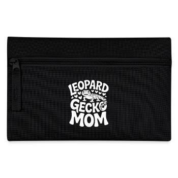 Leopard Gecko Mom Leopards Gecko Reptiles - Pencil Case - black - Front