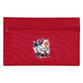 Palmier de l’île du coq - Trousse - rouge - Devant