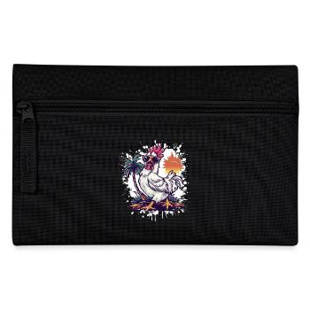 Rooster Island Palm Tree - Pencil Case - black - Front