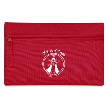 Ja Wicca - Federtasche - Rot - Vorne