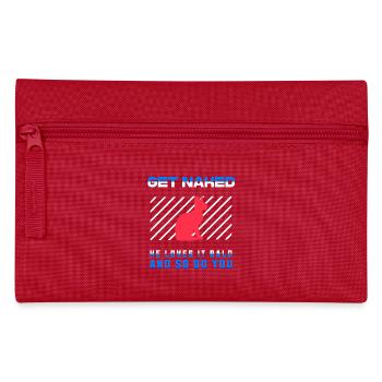 Get Naked Sphynx Cat  - Pencil Case - red - Front