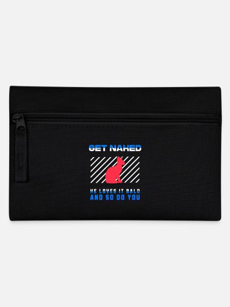 Get Naked Sphynx Cat - Pencil Case - black