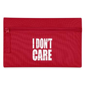 Je me fiche des lettrages grunge - Trousse - rouge - Devant