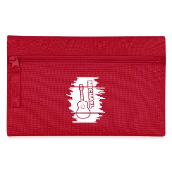 Michael as Playing the Guitar - Pencil Case - red - Front
