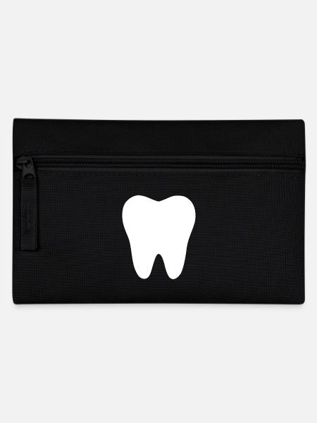 Dente, dents, cadeau dentiste - Trousse - noir