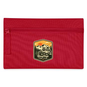 Camping Shirt für Dachzelt Offroad Fans - Federtasche - Rot - Vorne