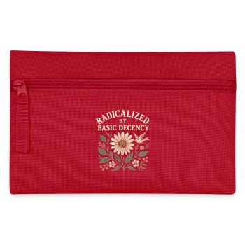Basic Decency Statement for Do-Gooders - Pencil Case - red - Front