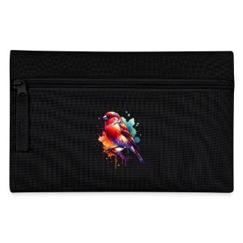 Japanisches Mövchen Geschenk - Federtasche - Schwarz - Vorne