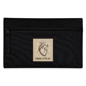 Human After - Federtasche - Schwarz - Vorne