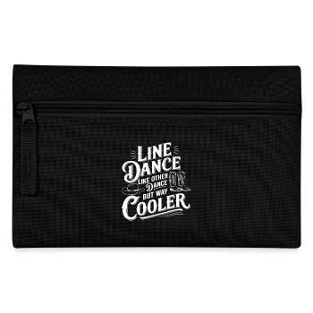 Line Dance ist cooler - Tanzen meine Passion - Federtasche - Schwarz - Vorne