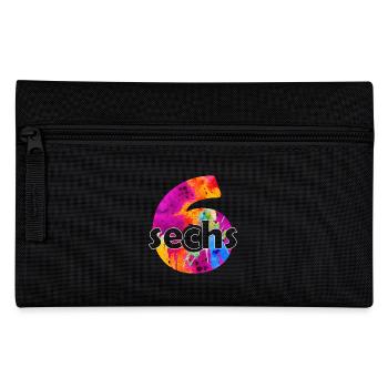 SECHS 6 JAHRE JUNGE 6. GEBURTSTAG - Federtasche - Schwarz - Vorne