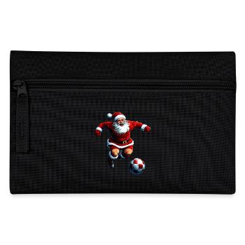 Père Noël Football / Footballeur Noël - Trousse - noir - Devant