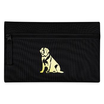 Silhouette de chien Saint-Bernard - Trousse - noir - Devant