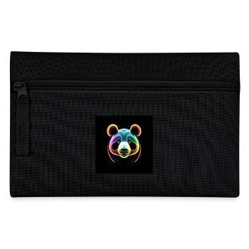 Panda Mira regarde tout de près - Trousse - noir - Devant