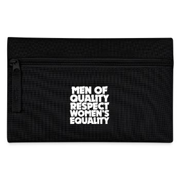 Men Of Quality Respect Women's Equality - Pencil Case - black - Front