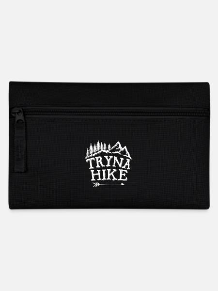 Hiking Tryna Hike - Pencil Case - black